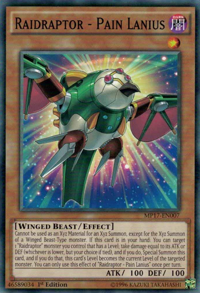 Raidraptor - Pain Lanius [MP17-EN007] Common | Pegasus Games WI
