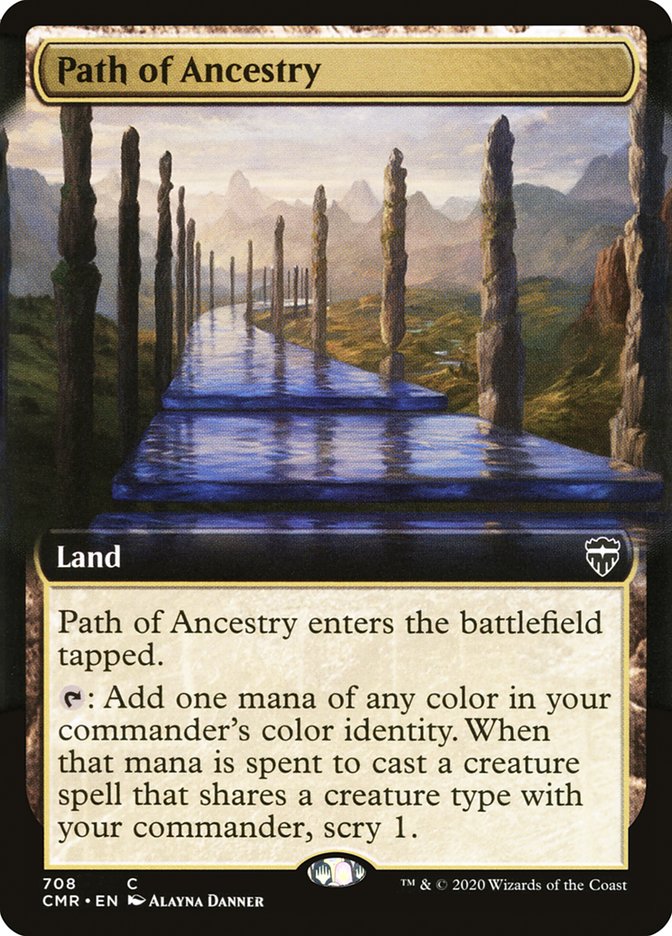 Path of Ancestry (Extended Art) [Commander Legends] | Pegasus Games WI