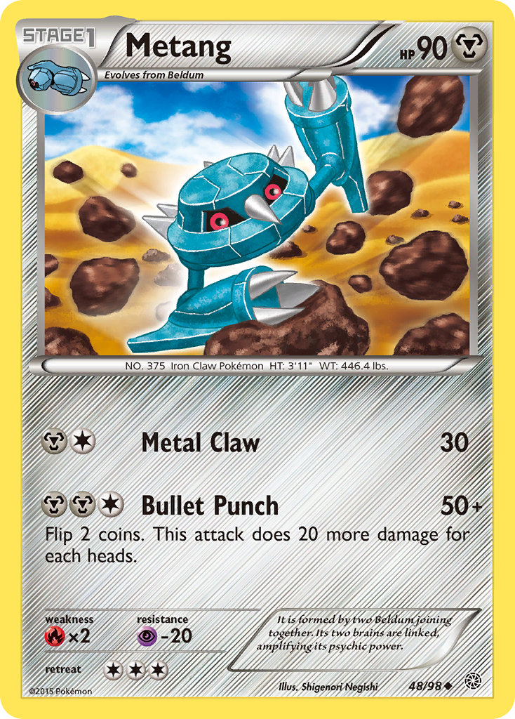 Metang (48/98) [XY: Ancient Origins] | Pegasus Games WI