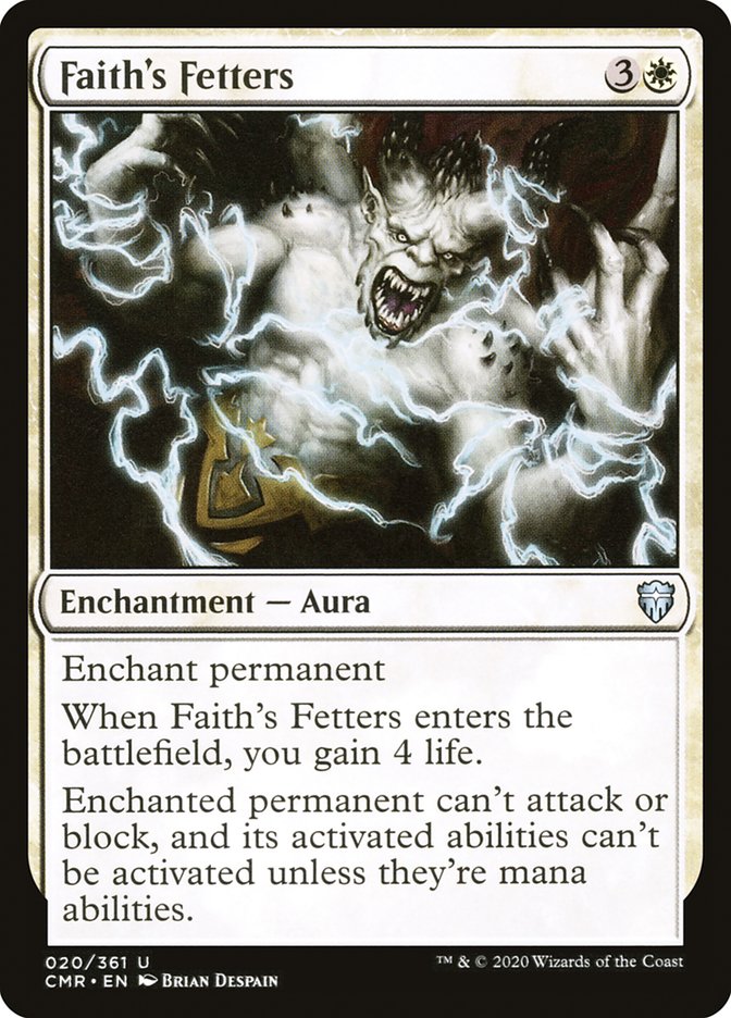 Faith's Fetters [Commander Legends] | Pegasus Games WI