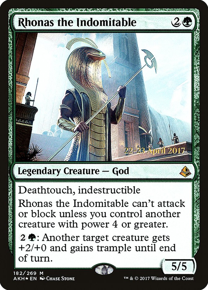 Rhonas the Indomitable [Amonkhet Prerelease Promos] | Pegasus Games WI