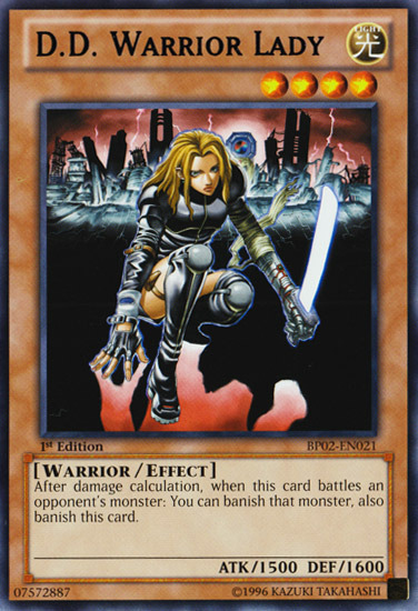 D.D. Warrior Lady [BP02-EN021] Rare | Pegasus Games WI