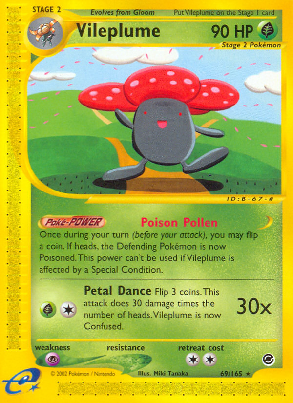 Vileplume (69/165) [Expedition: Base Set] | Pegasus Games WI