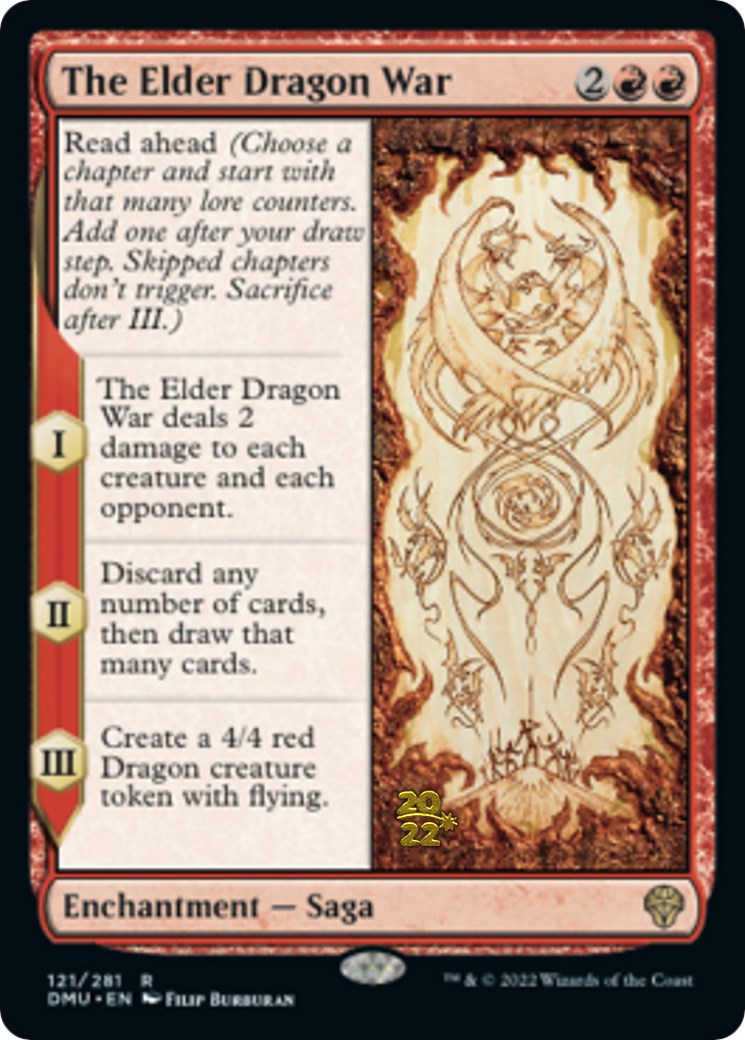 The Elder Dragon War [Dominaria United Prerelease Promos] | Pegasus Games WI