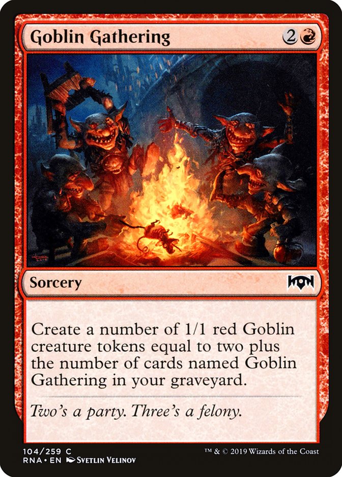 Goblin Gathering [Ravnica Allegiance] | Pegasus Games WI
