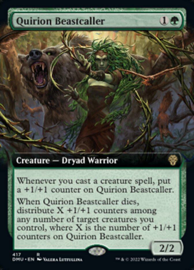 Quirion Beastcaller (Extended Art) [Dominaria United] | Pegasus Games WI