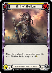 Shrill of Skullform (Yellow) [EVR117] (Everfest)  1st Edition Rainbow Foil | Pegasus Games WI