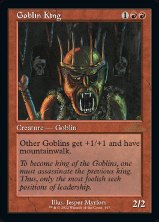 Goblin King (Retro) [30th Anniversary Edition] | Pegasus Games WI