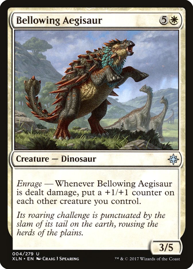 Bellowing Aegisaur [Ixalan] | Pegasus Games WI