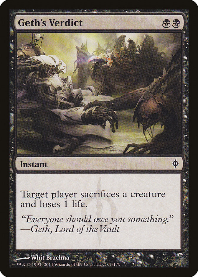 Geth's Verdict [New Phyrexia] | Pegasus Games WI