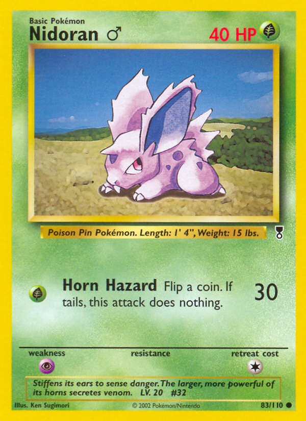 Nidoran (83/110) (Male) [Legendary Collection] | Pegasus Games WI