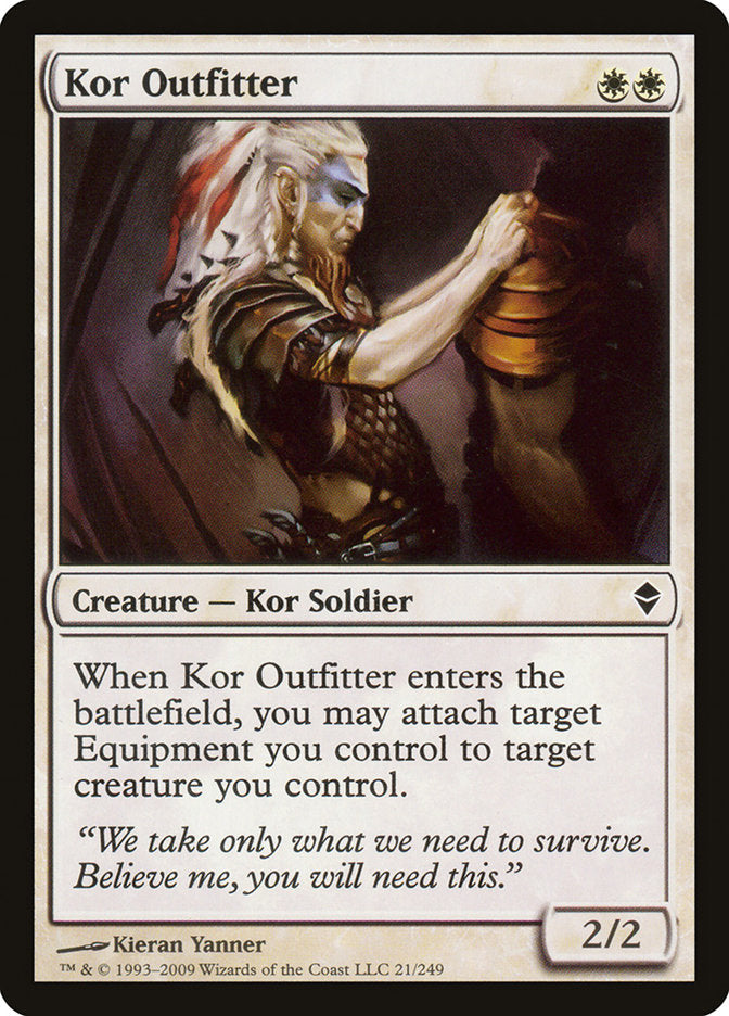 Kor Outfitter [Zendikar] | Pegasus Games WI