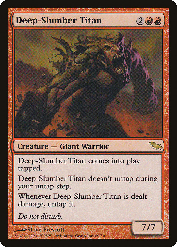 Deep-Slumber Titan [Shadowmoor] | Pegasus Games WI