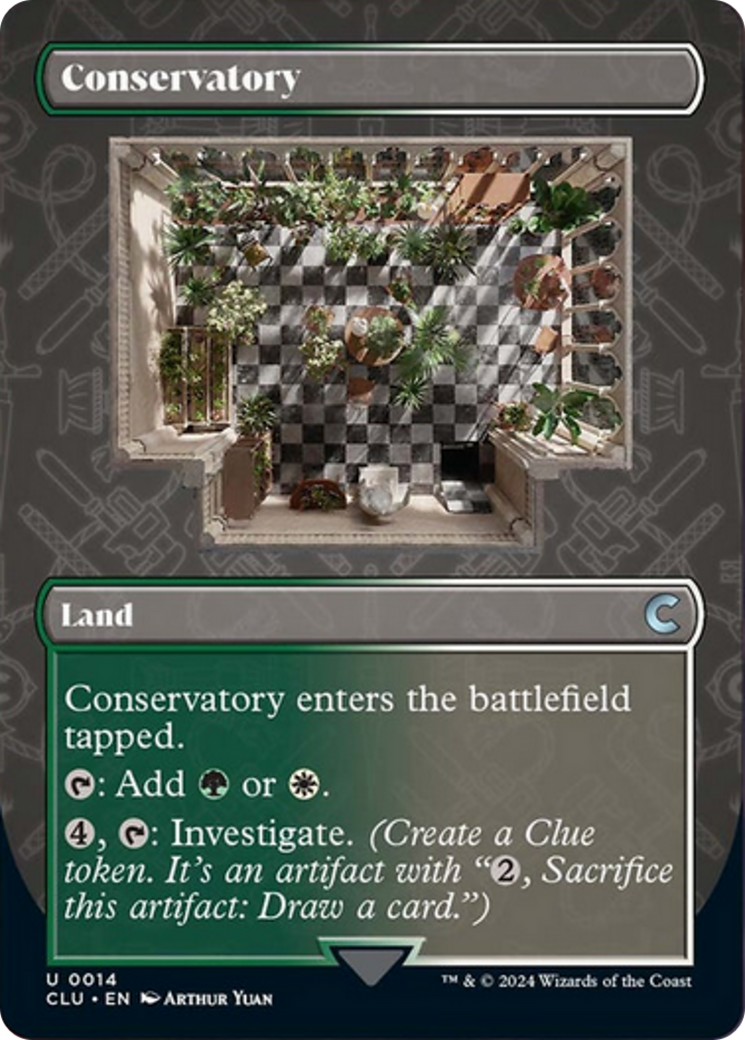 Conservatory (Borderless) [Ravnica: Clue Edition] | Pegasus Games WI