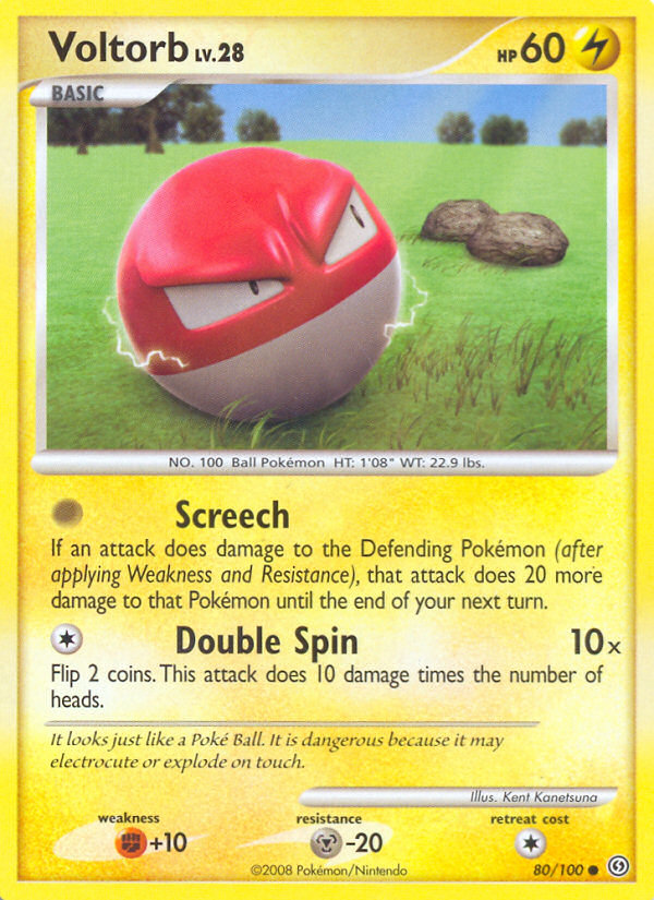 Voltorb (80/100) [Diamond & Pearl: Stormfront] | Pegasus Games WI
