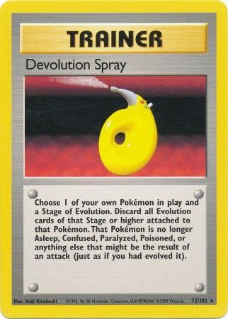Devolution Spray (72/102) [Base Set Unlimited] | Pegasus Games WI