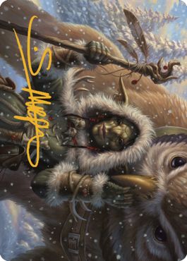 Owlbear Shepherd Art Card (Gold-Stamped Signature) [Commander Legends: Battle for Baldur's Gate Art Series] | Pegasus Games WI