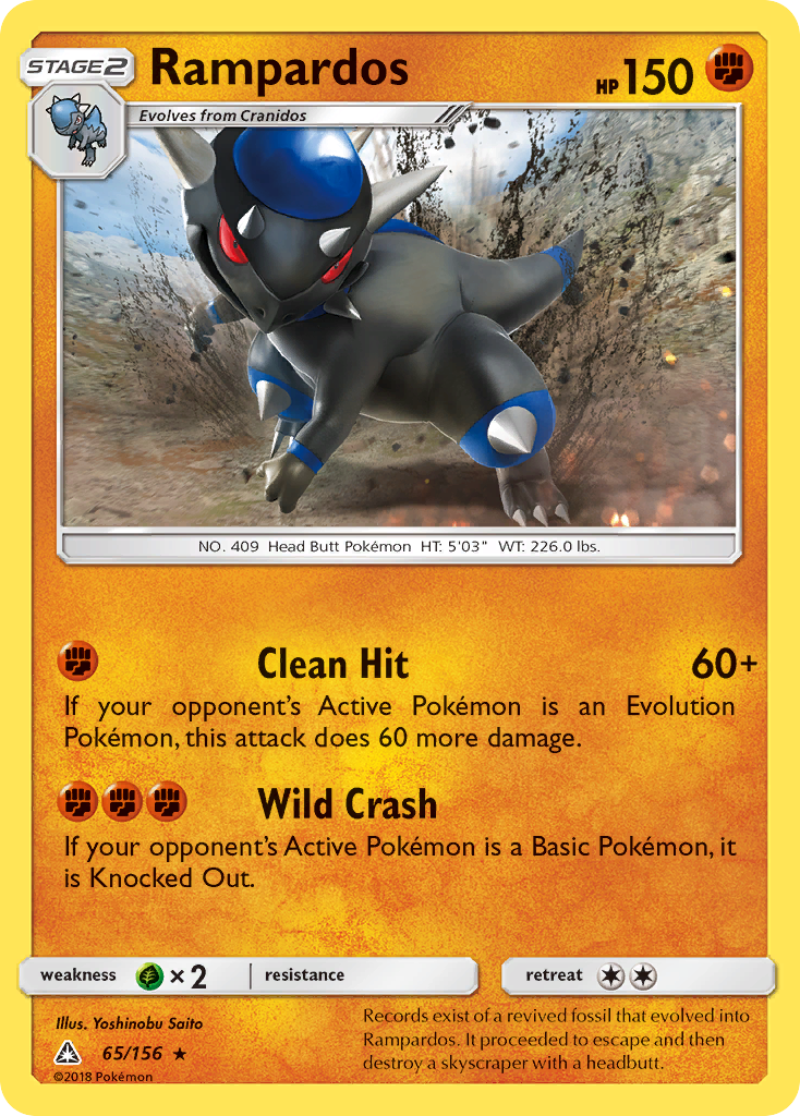 Rampardos (65/156) [Sun & Moon: Ultra Prism] | Pegasus Games WI