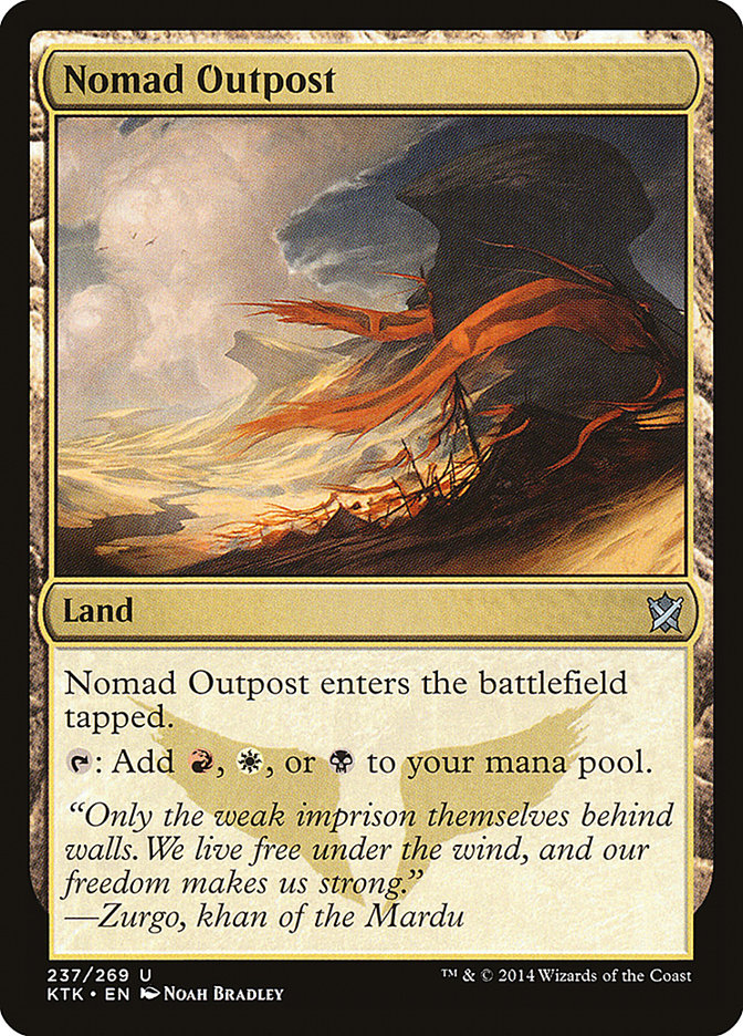 Nomad Outpost [Khans of Tarkir] | Pegasus Games WI