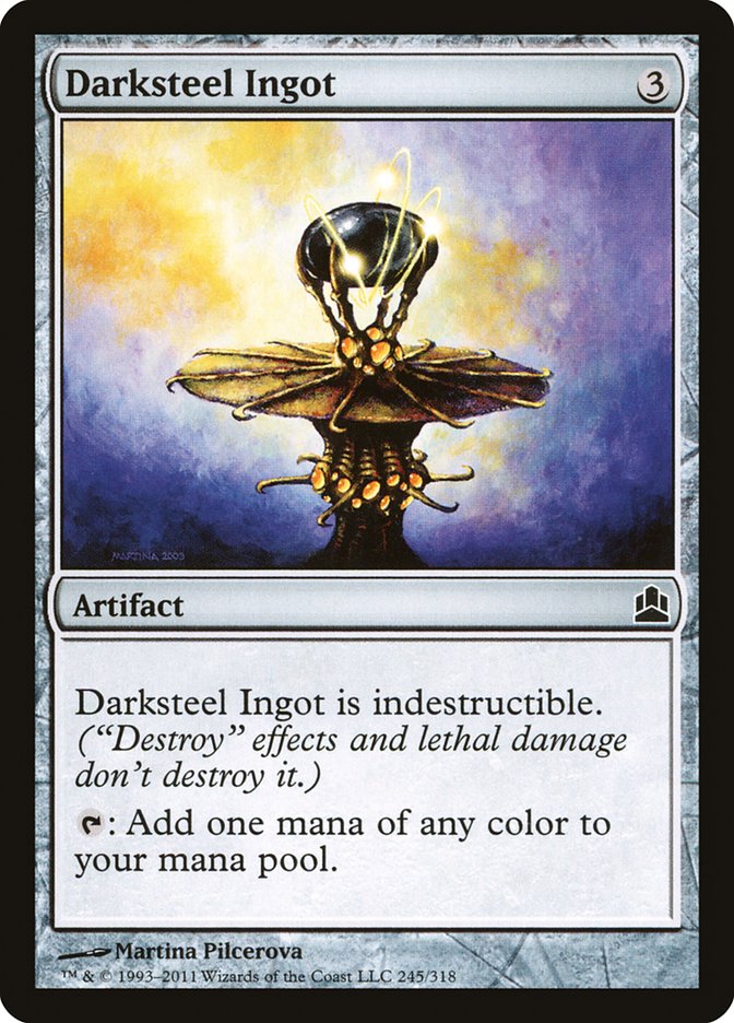 Darksteel Ingot [Commander 2011] | Pegasus Games WI