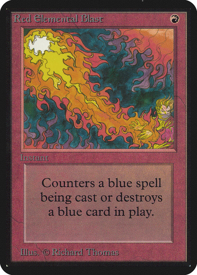 Red Elemental Blast [Alpha Edition] | Pegasus Games WI