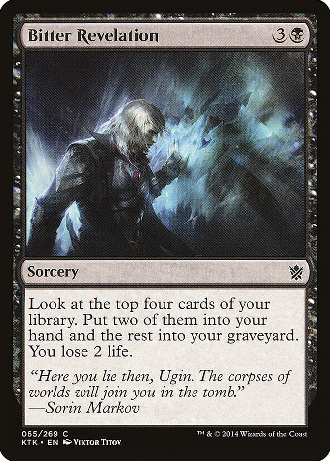 Bitter Revelation [Khans of Tarkir] | Pegasus Games WI