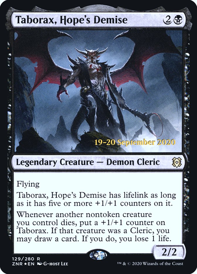 Taborax, Hope's Demise [Zendikar Rising Prerelease Promos] | Pegasus Games WI