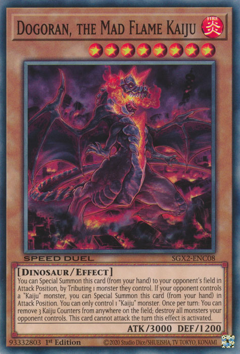 Dogoran, the Mad Flame Kaiju [SGX2-ENC08] Common | Pegasus Games WI