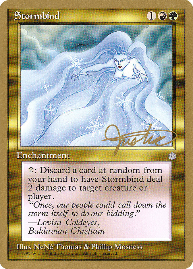 Stormbind (Mark Justice) [Pro Tour Collector Set] | Pegasus Games WI
