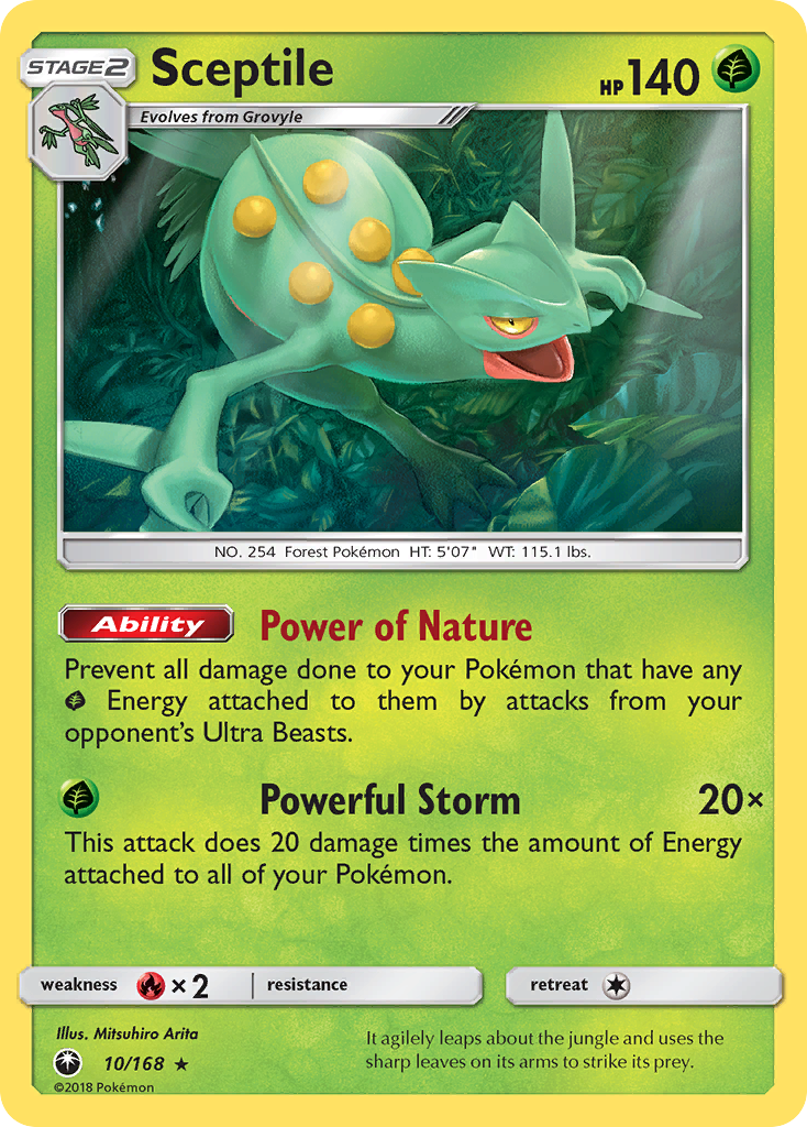 Sceptile (10/168) [Sun & Moon: Celestial Storm] | Pegasus Games WI