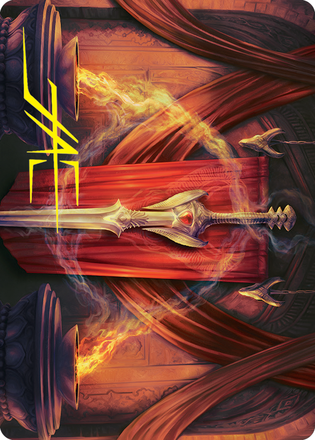 Ramosian Greatsword Art Card (Gold-Stamped Signature) [March of the Machine Art Series] | Pegasus Games WI