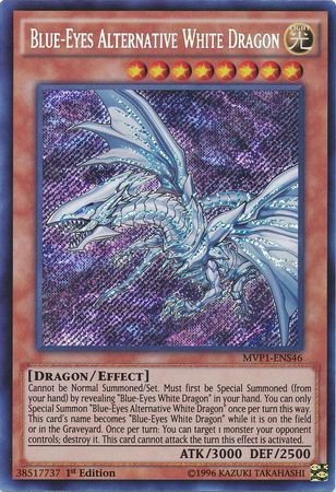 Blue-Eyes Alternative White Dragon [MVP1-ENS46] Secret Rare | Pegasus Games WI