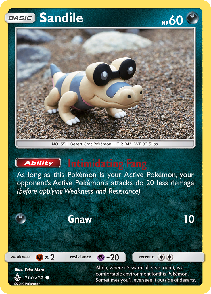 Sandile (113/214) [Sun & Moon: Unbroken Bonds] | Pegasus Games WI