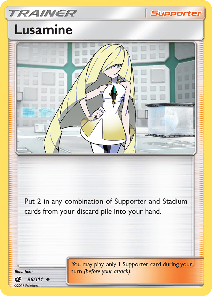 Lusamine (96/111) [Sun & Moon: Crimson Invasion] | Pegasus Games WI