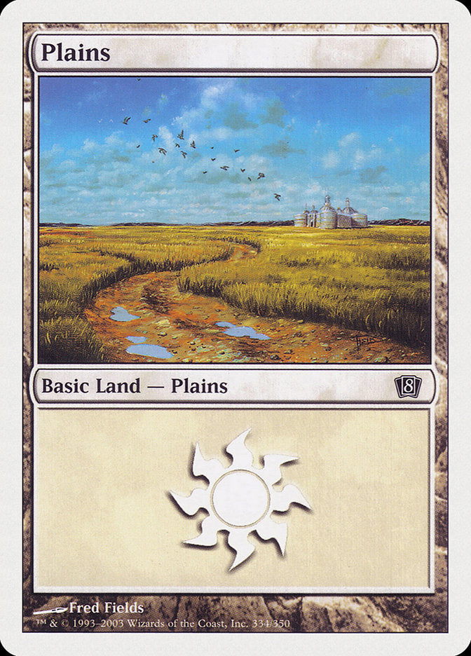 Plains (334) [Eighth Edition] | Pegasus Games WI