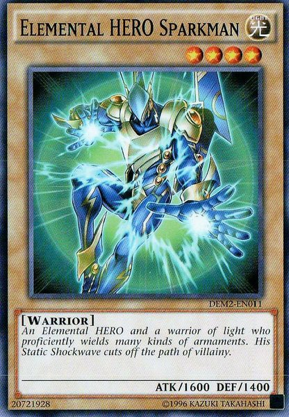 Elemental HERO Sparkman [DEM2-EN011] Common | Pegasus Games WI