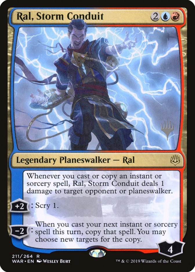 Ral, Storm Conduit (Promo Pack) [War of the Spark Promos] | Pegasus Games WI