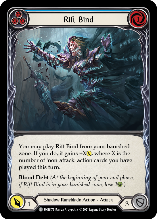 Rift Bind (Blue) [MON176] 1st Edition Normal | Pegasus Games WI