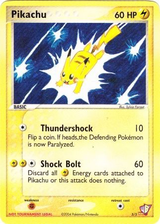 Pikachu (5/5) [Kids WB Promos] | Pegasus Games WI