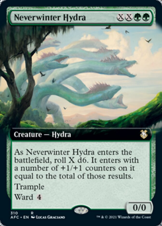 Neverwinter Hydra (Extended Art) [Dungeons & Dragons: Adventures in the Forgotten Realms Commander] | Pegasus Games WI