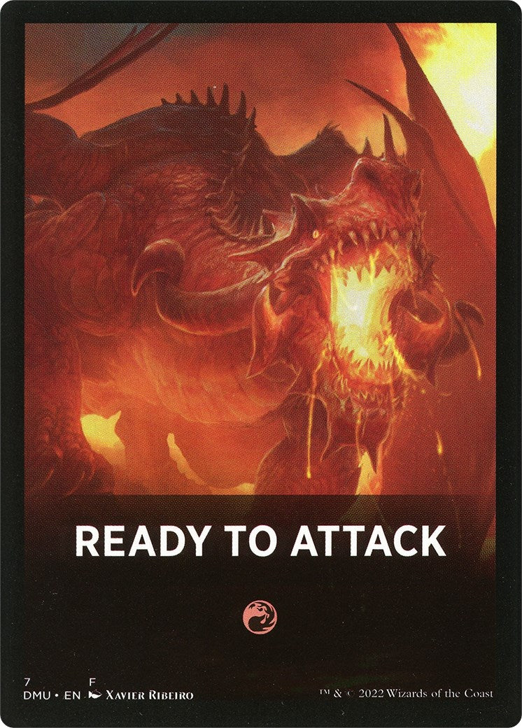 Ready to Attack Theme Card [Dominaria United Tokens] | Pegasus Games WI