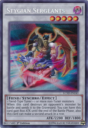 Stygian Sergeants [LC5D-EN243] Secret Rare | Pegasus Games WI