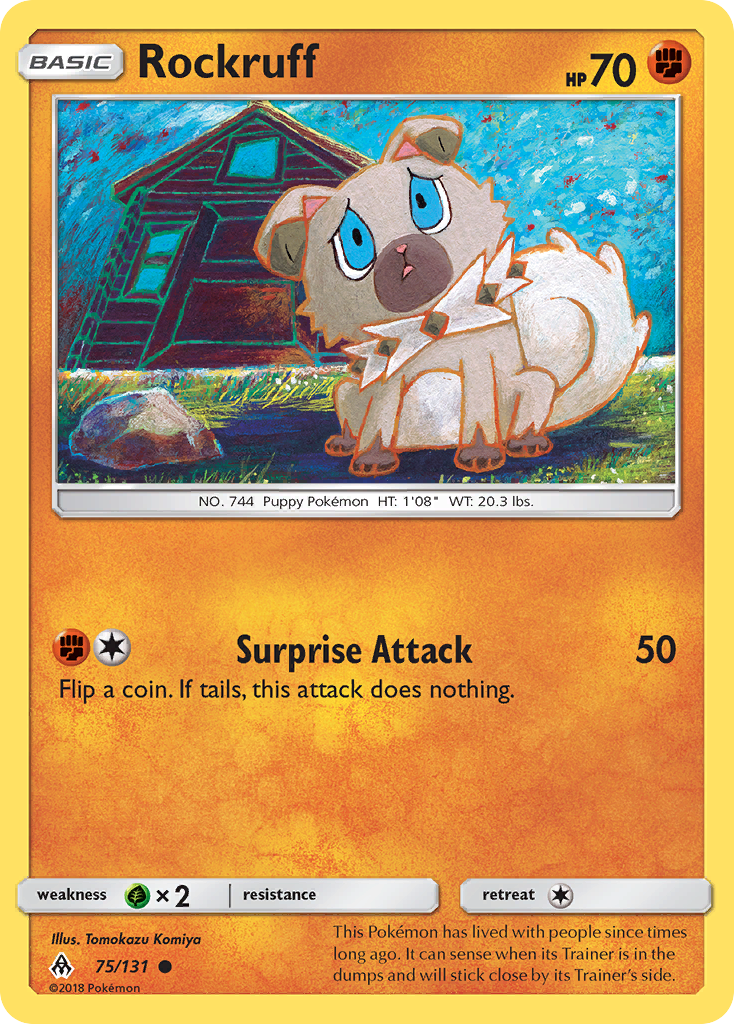 Rockruff (75/131) [Sun & Moon: Forbidden Light] | Pegasus Games WI