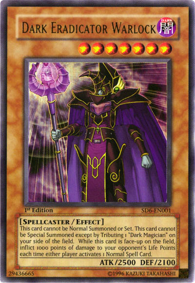 Dark Eradicator Warlock [SD6-EN001] Ultra Rare | Pegasus Games WI