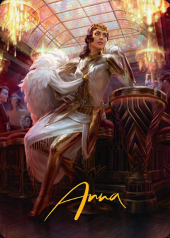 Elspeth Resplendent 1 Art Card (Gold-Stamped Signature) [Streets of New Capenna Art Series] | Pegasus Games WI