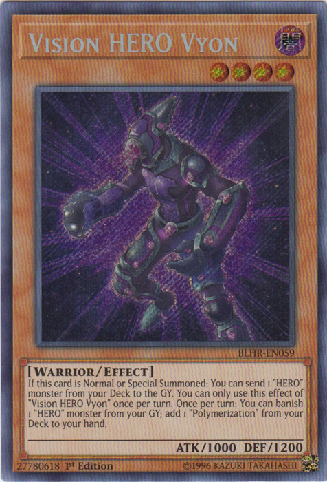 Vision HERO Vyon [BLHR-EN059] Secret Rare | Pegasus Games WI