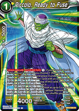 Piccolo, Ready to Fuse (BT17-091) [Ultimate Squad] | Pegasus Games WI