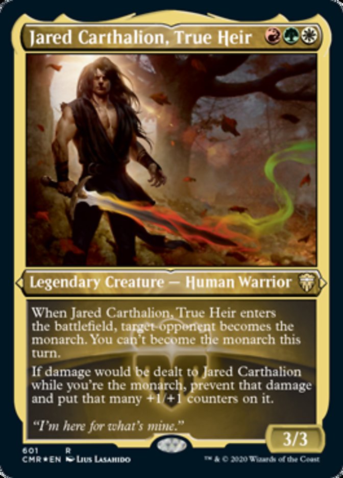 Jared Carthalion, True Heir (Etched) [Commander Legends] | Pegasus Games WI