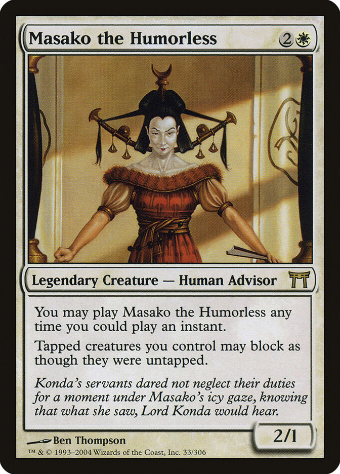 Masako the Humorless [Champions of Kamigawa] | Pegasus Games WI