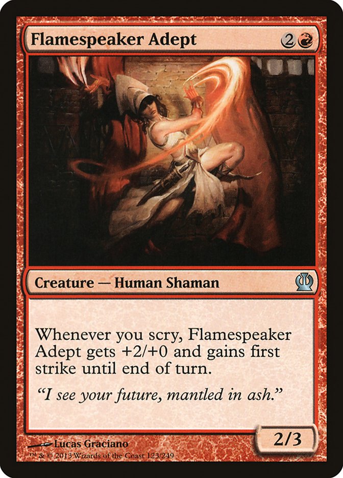 Flamespeaker Adept [Theros] | Pegasus Games WI